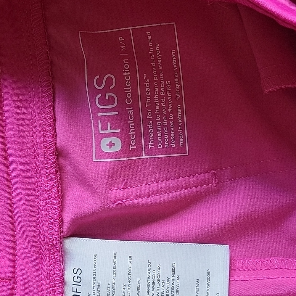 Figs zamora jogger scrub bottoms orchid pink - Picture 3 of 4